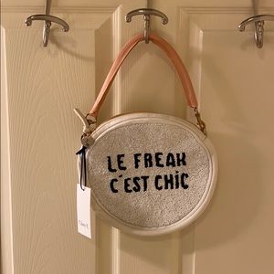 Clare V Le Freak Beaded Circle Clutch